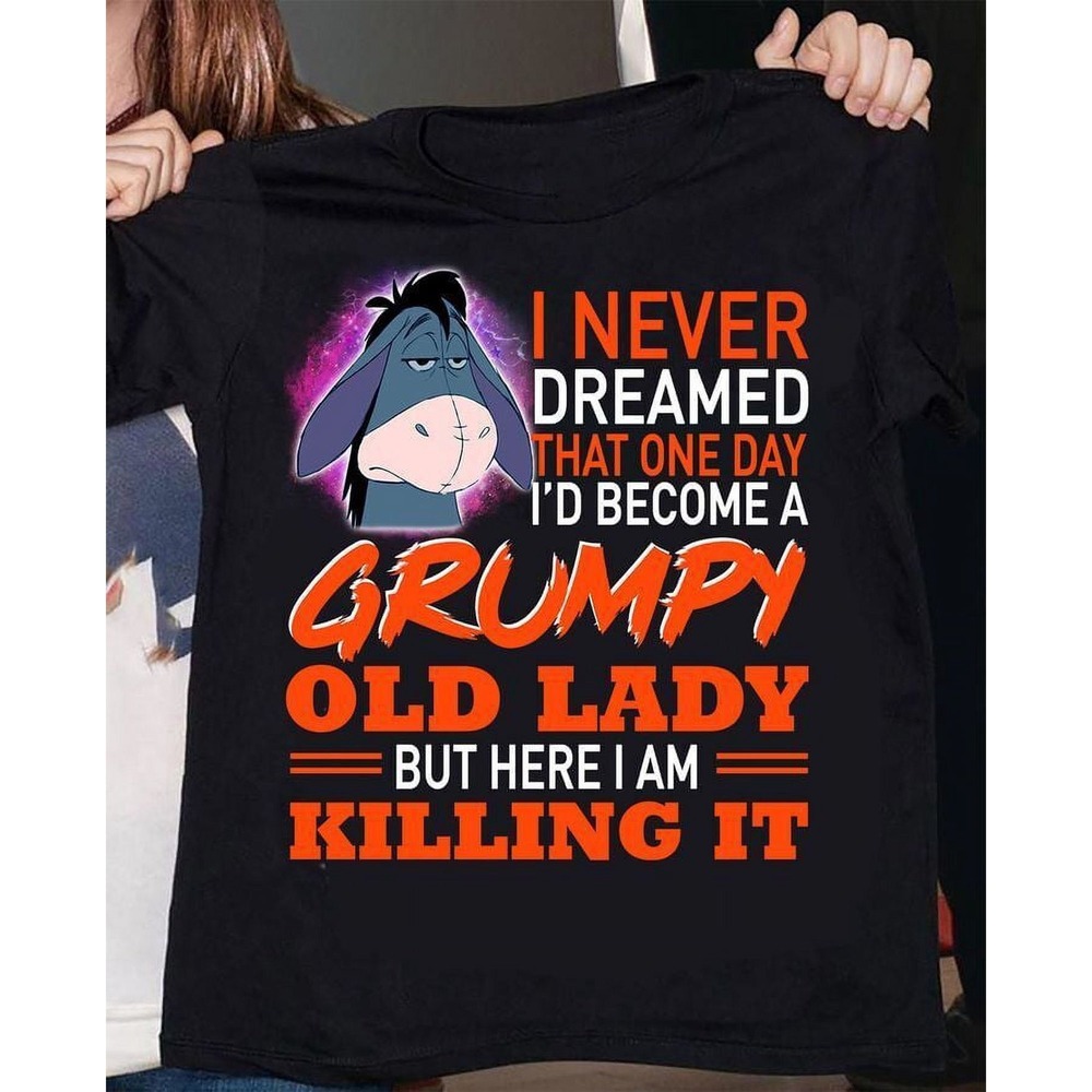 Grumpy Old Lady Eeyore T Shirt